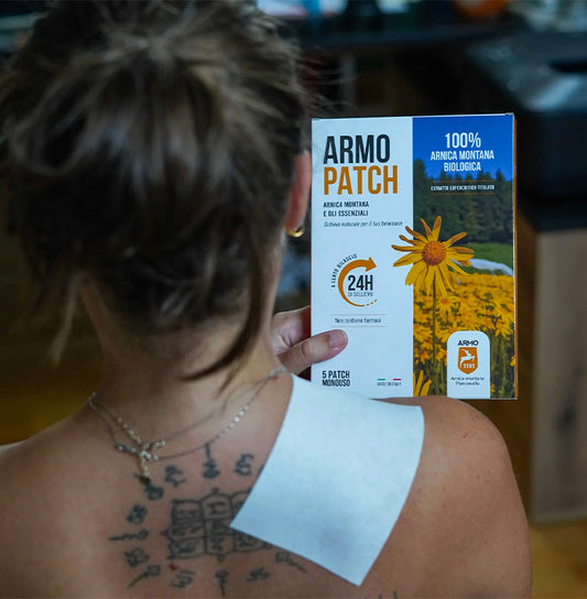 ARMOPATCH: Striscia adesiva all’Arnica montana e oli essenziali