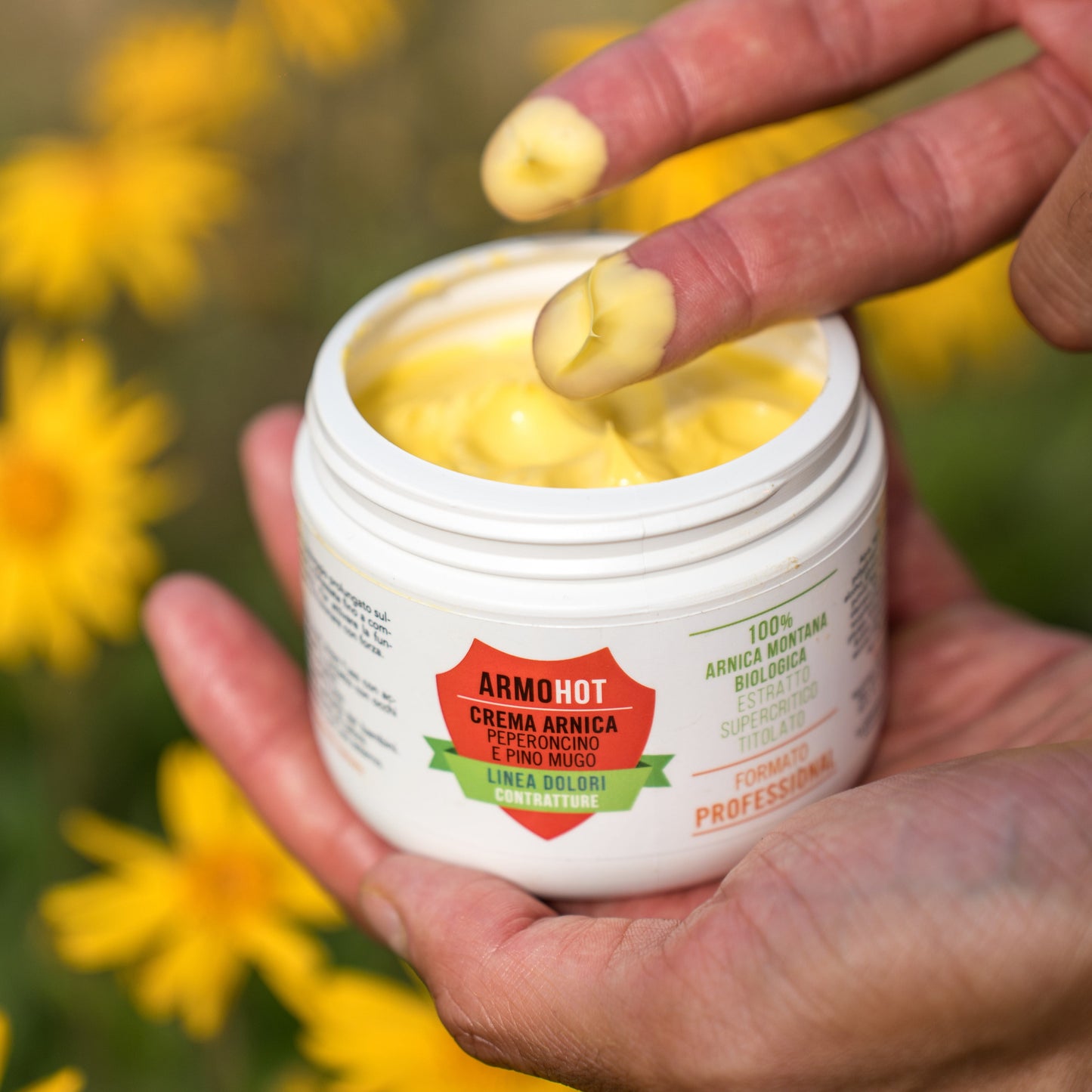 ARMOHOT - Crema Arnica montana, Peperoncino e Pino mugo